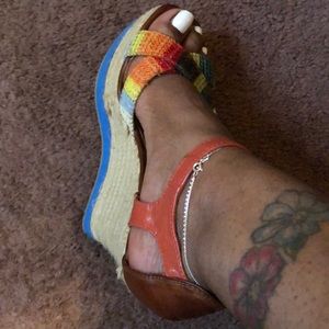 Beautiful colors wedges
